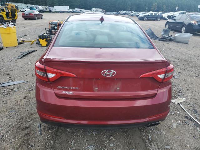 5NPE24AF8GH387260 - 2016 HYUNDAI SONATA SE 勃艮第红 照片 6