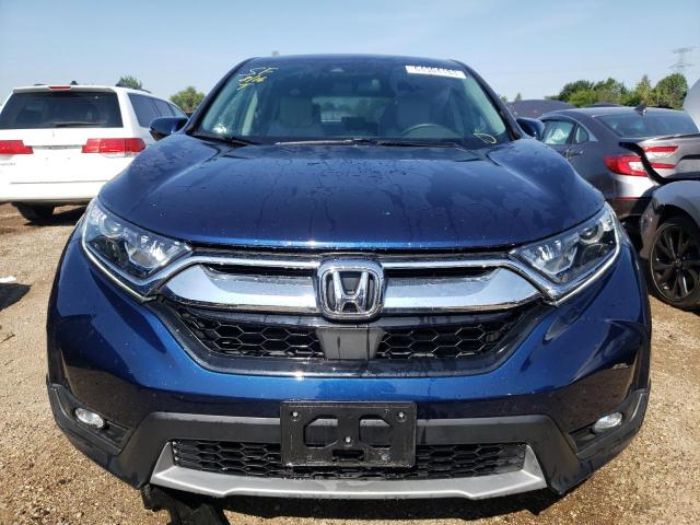 7FARW2H80JE086283 - 2018 HONDA CR-V EXL BLUE photo 5