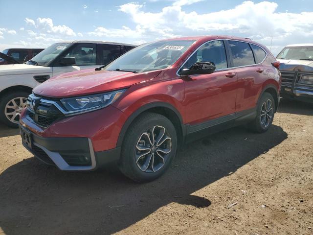 2HKRW2H85NH627654 - 2022 HONDA CR-V EXL RED photo 1