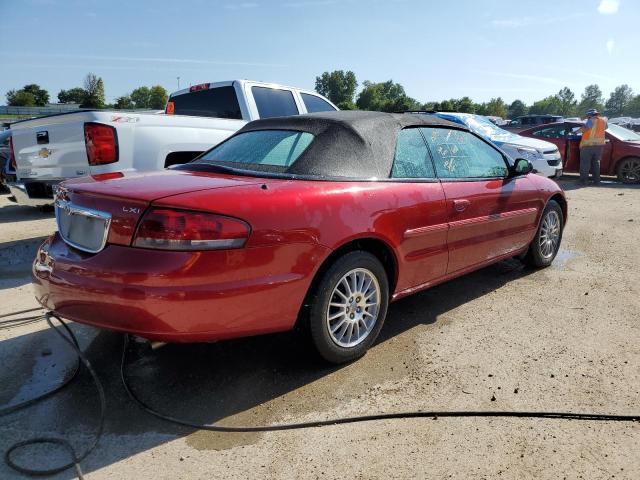 1C3EL55R94N132950 - 2004 CHRYSLER SEBRING LXI RED photo 3