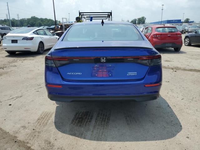 1HGCY2F55PA010131 - 2023 HONDA ACCORD HYBRID SPORT BLUE photo 6