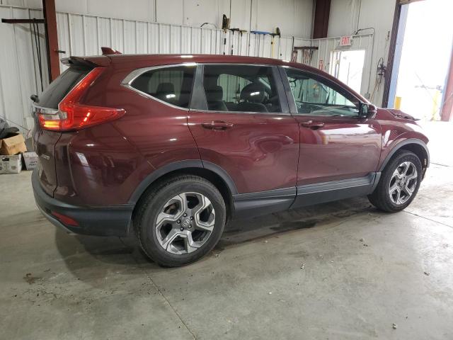 2HKRW2H59KH652882 - 2019 HONDA CR-V EX BURGUNDY photo 3