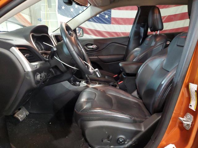 1C4PJMBS3FW777621 - 2015 JEEP CHEROKEE TRAILHAWK ORANGE photo 7