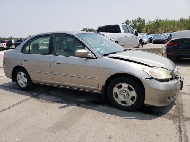 JHMES96685S012147 - 2005 HONDA CIVIC HYBRID GOLD photo 4