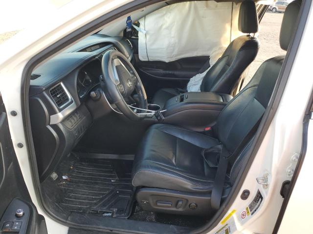 5TDKKRFH5FS065761 - 2015 TOYOTA HIGHLANDER XLE WHITE photo 7