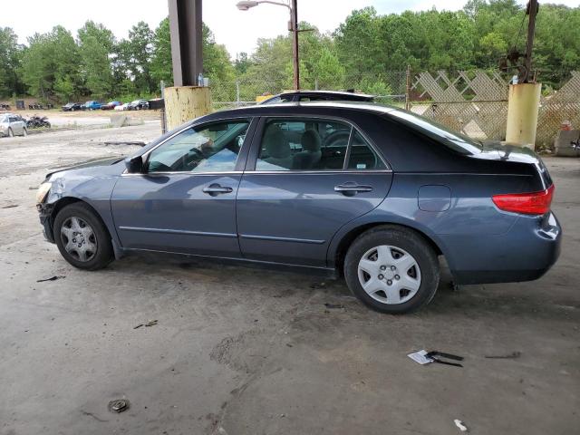 1HGCM56435A033750 - 2005 HONDA ACCORD LX BLUE photo 2