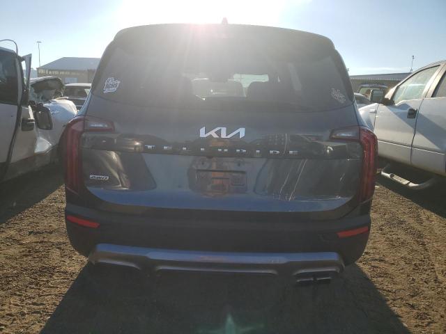 5XYP5DHC6NG263665 - 2022 KIA TELLURIDE SX GRAY photo 6