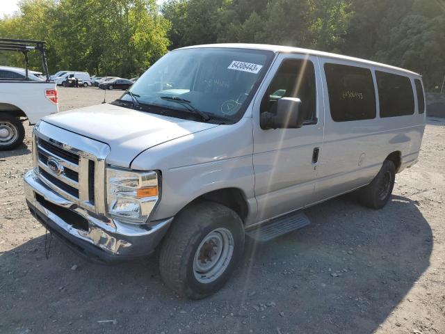 1FTSS3EL7ADA57152 - 2010 FORD ECONOLINE E350 SUPER DUTY VAN GRAY photo 1