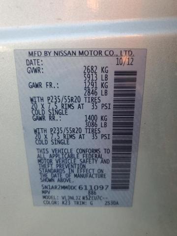 5N1AR2MM0DC611097 - 2013 NISSAN PATHFINDER S Gümüş fotoğraf 14