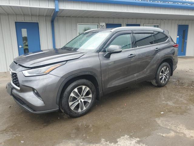 5TDGZRBH0NS225745 - 2022 TOYOTA HIGHLANDER XLE ნაცრისფერი ფოტო 1