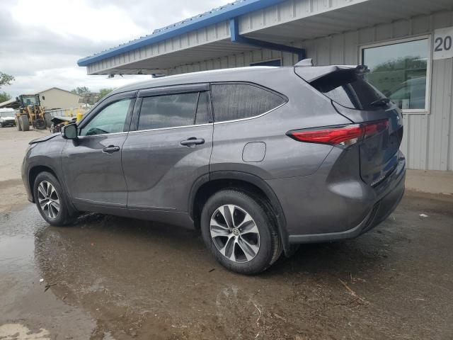 5TDGZRBH0NS225745 - 2022 TOYOTA HIGHLANDER XLE ნაცრისფერი ფოტო 2