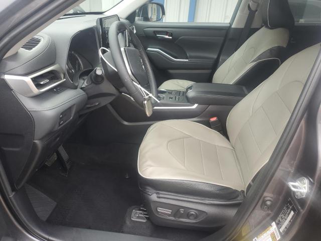 5TDGZRBH0NS225745 - 2022 TOYOTA HIGHLANDER XLE ნაცრისფერი ფოტო 7