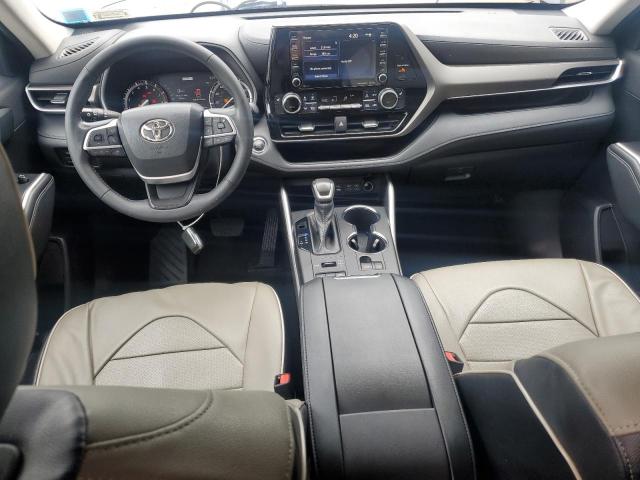 5TDGZRBH0NS225745 - 2022 TOYOTA HIGHLANDER XLE ნაცრისფერი ფოტო 8