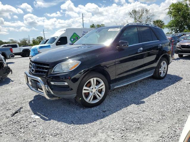 4JGDA5HB1FA485314 - 2015 MERCEDES-BENZ ML 350 4MATIC BLACK photo 1