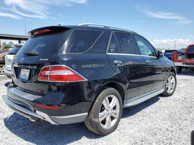 4JGDA5HB1FA485314 - 2015 MERCEDES-BENZ ML 350 4MATIC BLACK photo 3