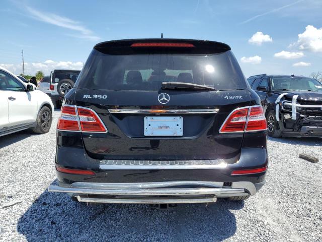 4JGDA5HB1FA485314 - 2015 MERCEDES-BENZ ML 350 4MATIC BLACK photo 6
