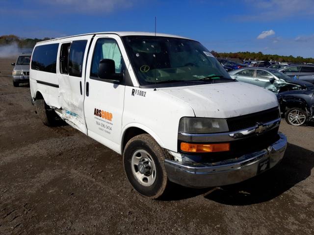 1GAZG1FG1D1184905 - 2013 CHEVROLET EXPRESS G3 LT WHITE photo 1