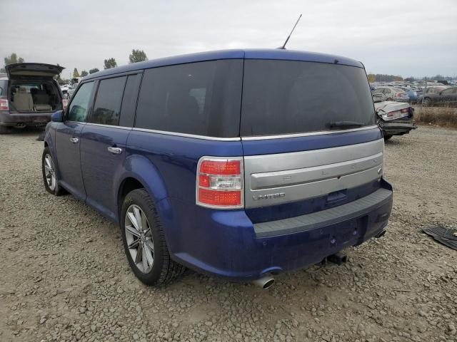 2FMHK6D80DBD08799 - 2013 FORD FLEX LIMITED BLUE photo 3