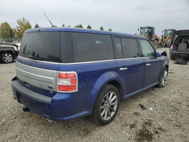 2FMHK6D80DBD08799 - 2013 FORD FLEX LIMITED BLUE photo 4