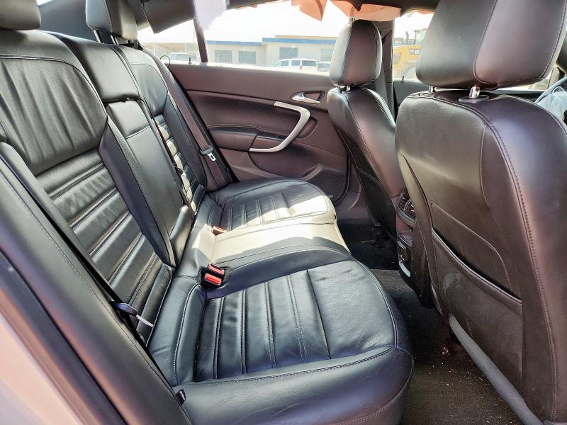 2G4GT5GX6E9307512 - 2014 BUICK REGAL GS WHITE photo 10