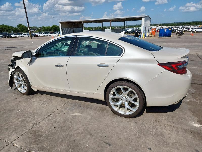 2G4GT5GX6E9307512 - 2014 BUICK REGAL GS WHITE photo 2