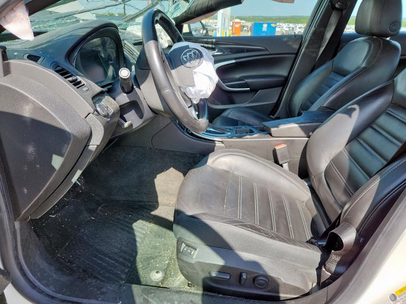 2G4GT5GX6E9307512 - 2014 BUICK REGAL GS WHITE photo 7