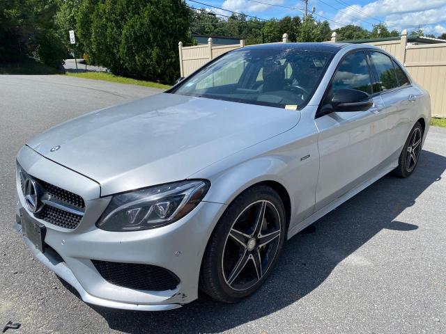 55SWF6EB5GU110221 - 2016 MERCEDES-BENZ C 450 4MATIC AMG SILVER photo 1