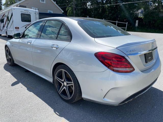 55SWF6EB5GU110221 - 2016 MERCEDES-BENZ C 450 4MATIC AMG SILVER photo 2