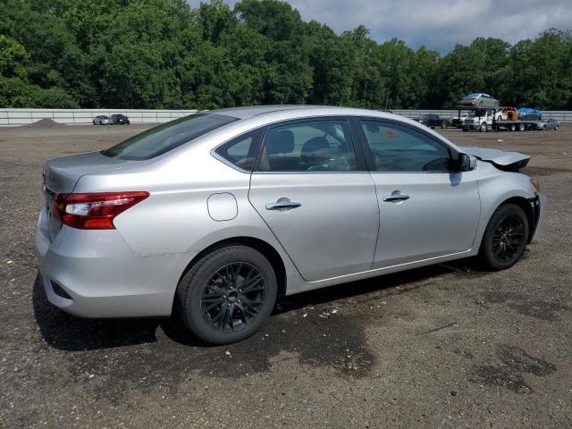 3N1AB7AP1KY281837 - 2019 NISSAN SENTRA S SILVER photo 3