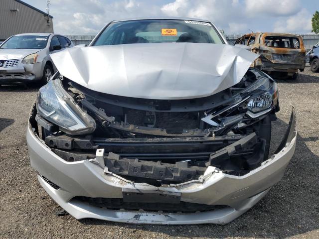 3N1AB7AP1KY281837 - 2019 NISSAN SENTRA S SILVER photo 5