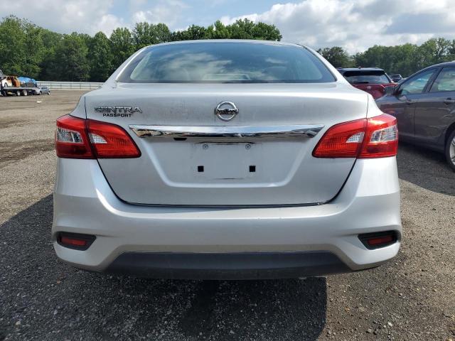 3N1AB7AP1KY281837 - 2019 NISSAN SENTRA S SILVER photo 6