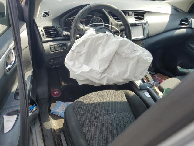 3N1AB7AP1KY281837 - 2019 NISSAN SENTRA S SILVER photo 8