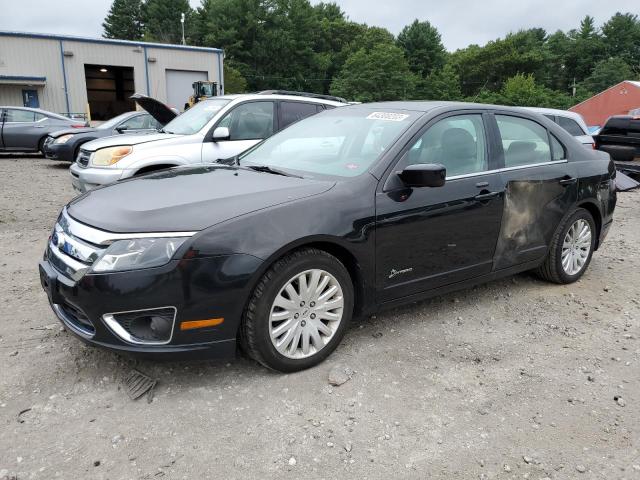 3FADP0L37AR396485 - 2010 FORD FUSION HYBRID BLACK photo 1