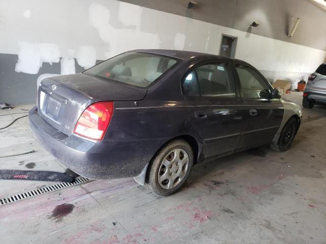 KMHDN45D52U449171 - 2002 HYUNDAI ELANTRA GLS GRAY photo 3