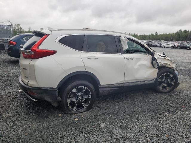 2HKRW2H98KH113866 - 2019 HONDA CR-V TOURING WHITE photo 3