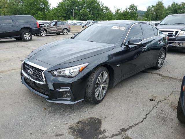 JN1EV7AR9JM438476 - 2018 INFINITI Q50 LUXE BLACK photo 1