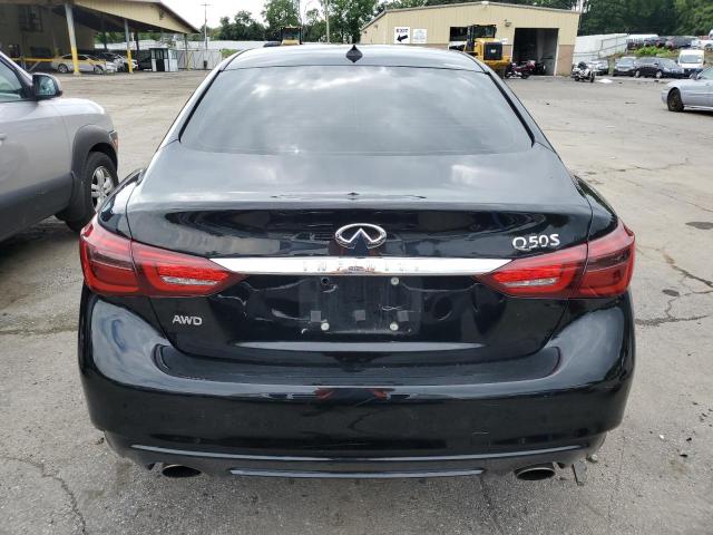 JN1EV7AR9JM438476 - 2018 INFINITI Q50 LUXE BLACK photo 6