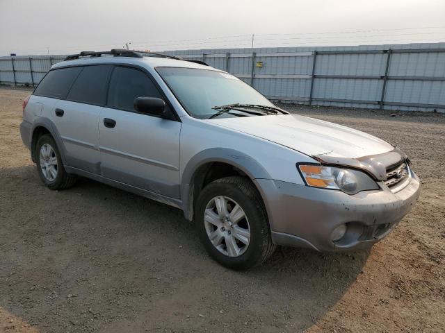 4S4BP61C257350756 - 2005 SUBARU LEGACY OUTBACK 2.5I SILVER photo 4