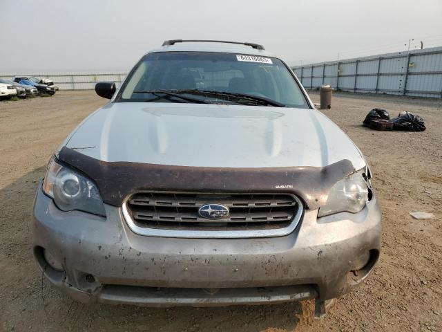 4S4BP61C257350756 - 2005 SUBARU LEGACY OUTBACK 2.5I SILVER photo 5