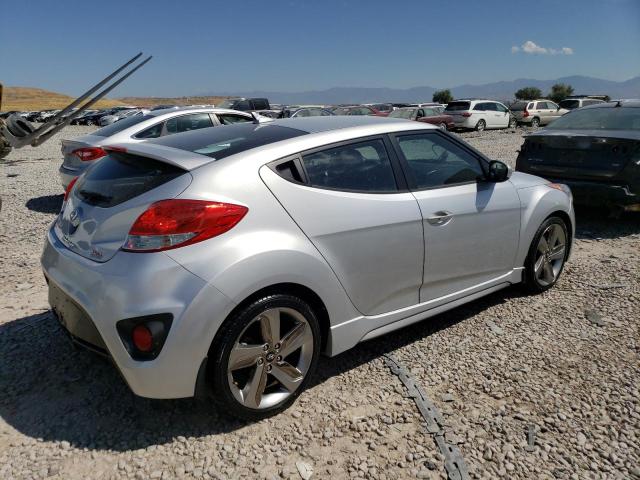 KMHTC6AEXEU183579 - 2014 HYUNDAI VELOSTER TURBO SILVER photo 3