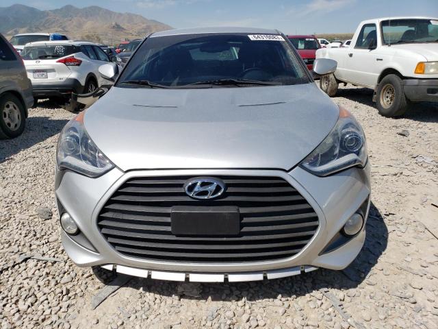 KMHTC6AEXEU183579 - 2014 HYUNDAI VELOSTER TURBO SILVER photo 5