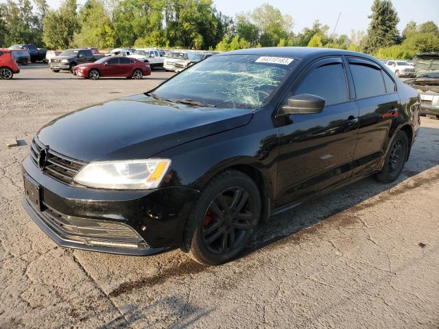 3VW2K7AJ3FM354911 - 2015 VOLKSWAGEN JETTA BASE Noir photo 1