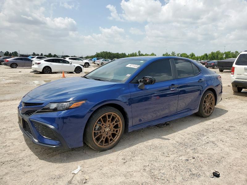 4T1T11BK1PU093205 - 2023 TOYOTA CAMRY SE NIGHT SHADE BLUE photo 1