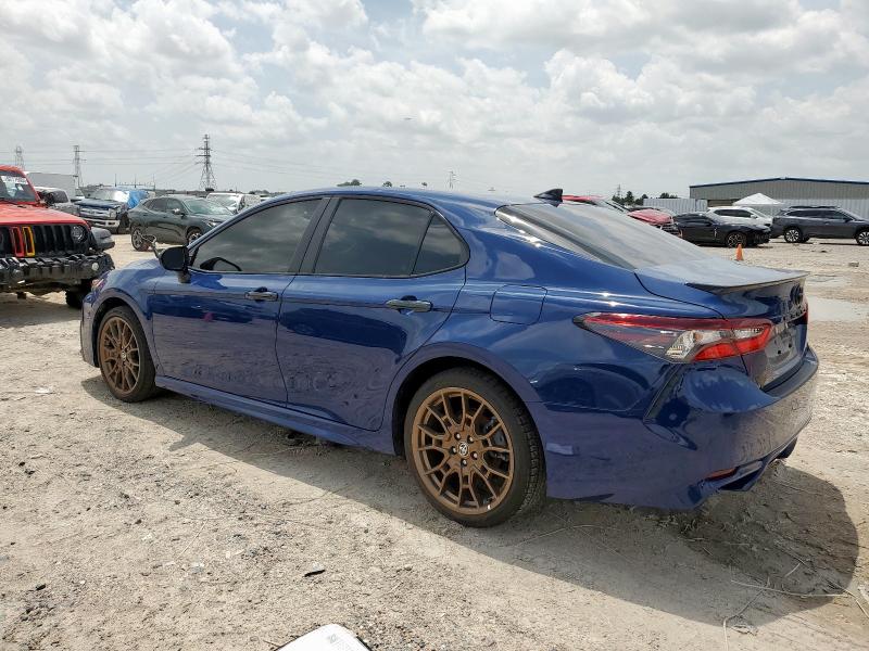4T1T11BK1PU093205 - 2023 TOYOTA CAMRY SE NIGHT SHADE BLUE photo 2