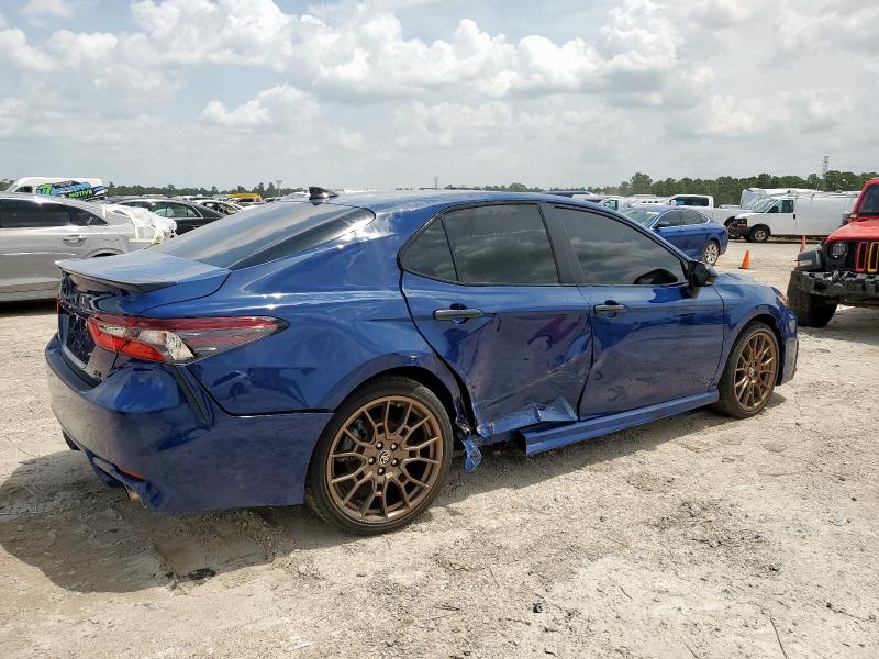 4T1T11BK1PU093205 - 2023 TOYOTA CAMRY SE NIGHT SHADE BLUE photo 3