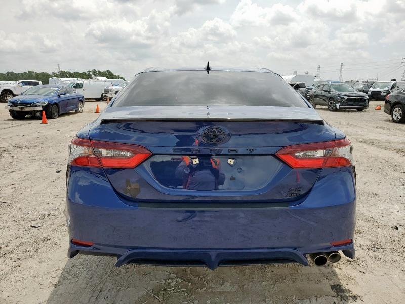4T1T11BK1PU093205 - 2023 TOYOTA CAMRY SE NIGHT SHADE BLUE photo 6