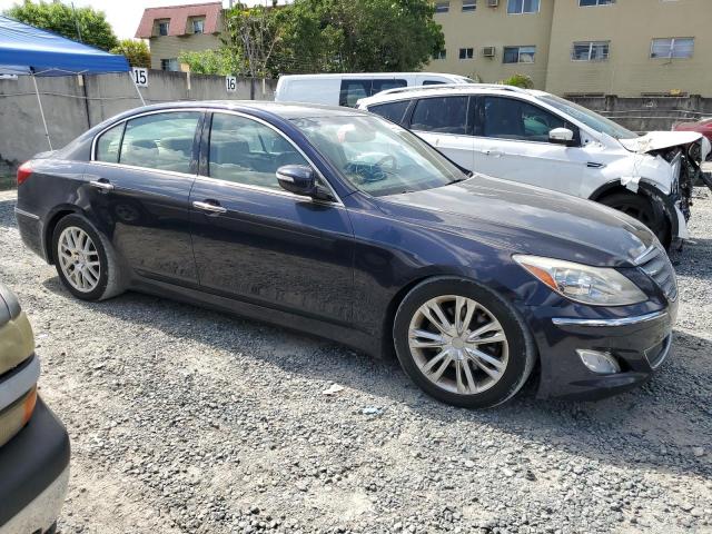 KMHGC4DD4CU171191 - 2012 HYUNDAI GENESIS 3.8L BLUE photo 4