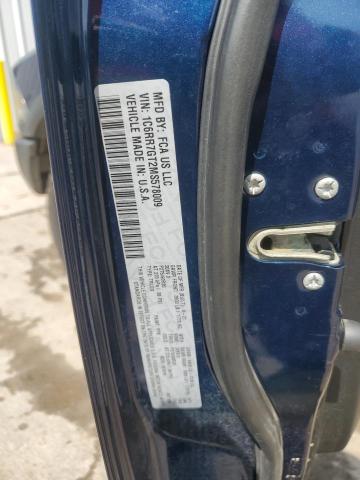 1C6RR7GT2MS578009 - 2021 RAM 1500 CLASS SLT Bleu photo 13