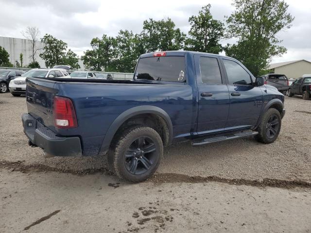1C6RR7GT2MS578009 - 2021 RAM 1500 CLASS SLT Bleu photo 3
