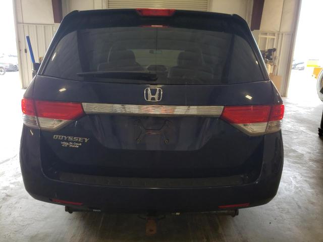 5FNRL5H42HB001263 - 2017 HONDA ODYSSEY EX BLUE photo 6